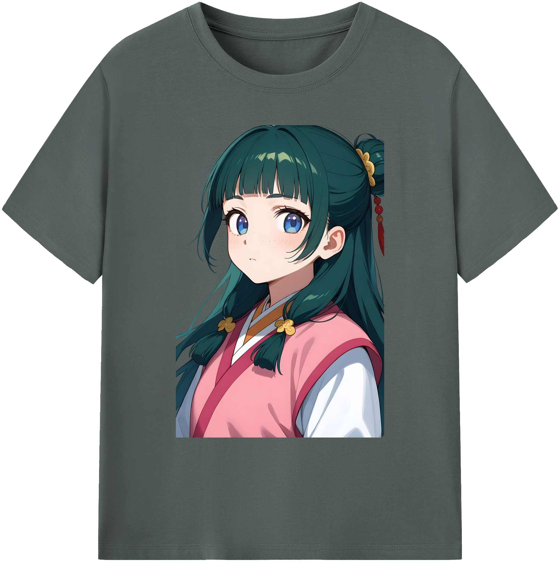 （画像用） 薬屋のひとりごと The Apothecary Diaries 綿100％ メンズ半袖Tシャツ｜肌触りやわらか＆通気性